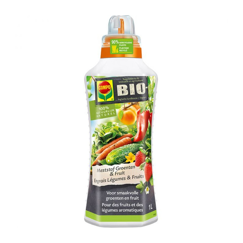 Engrais liquide pour légumes et fruits 1 L COMPO