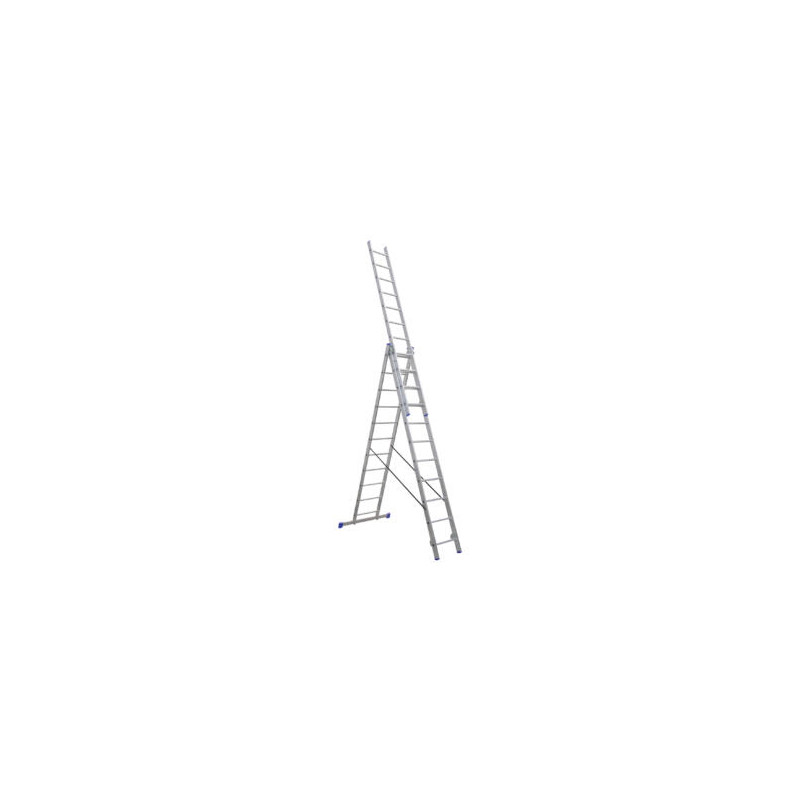 Échelle Stabilo II avec stabilisateur 3 x 11 échelons ESCALO