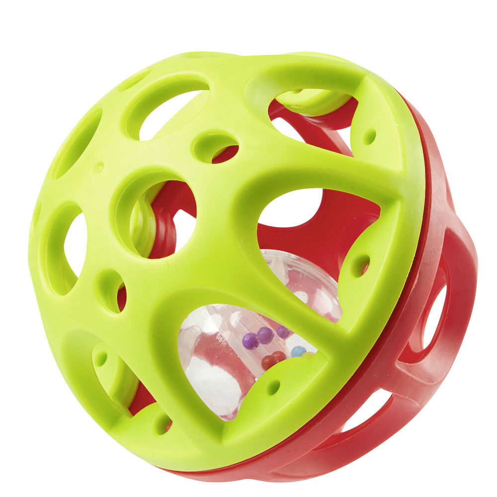 Balle hochet avec grelot Ø10.2 cm