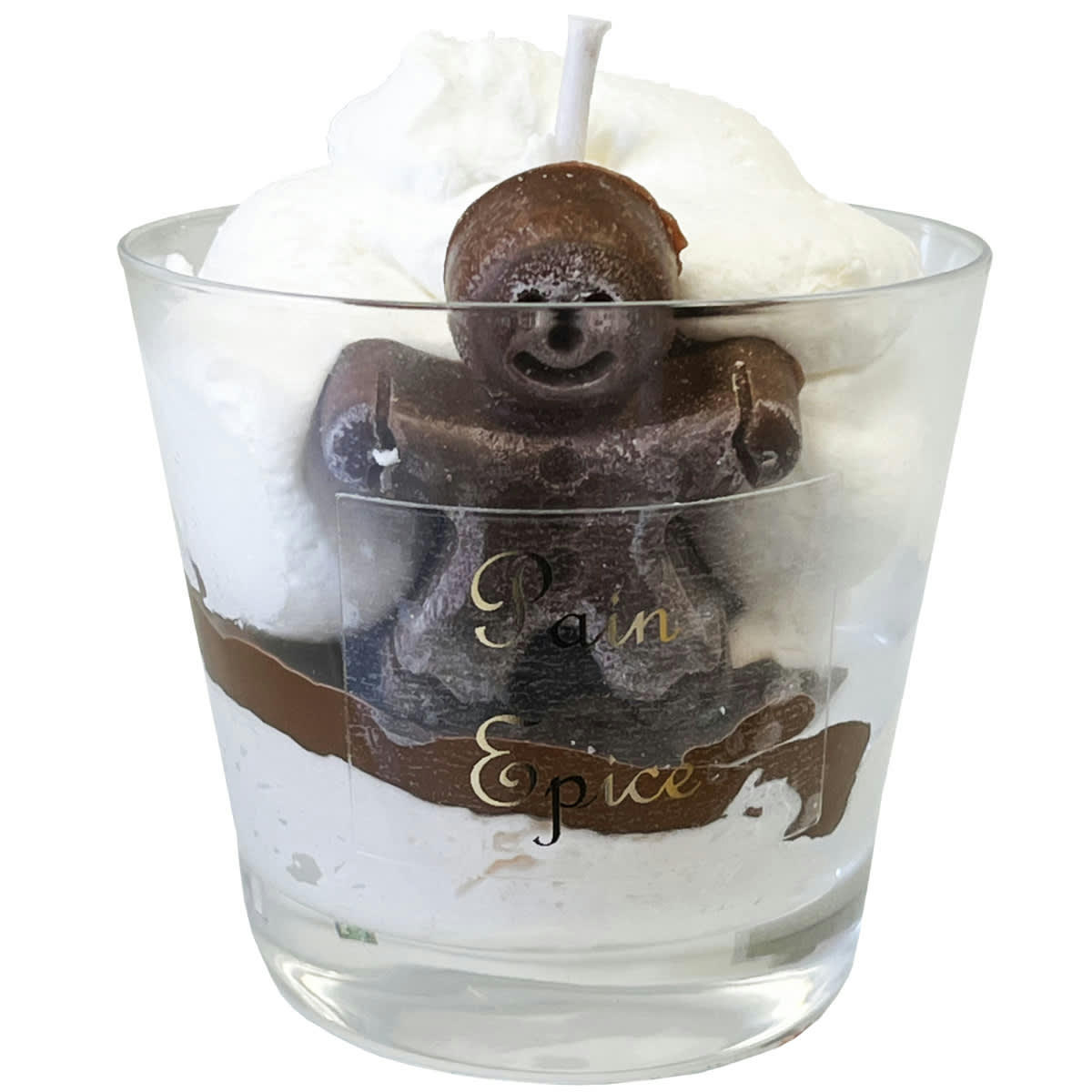 - Petite bougie parfumée pain dépices - Fait main