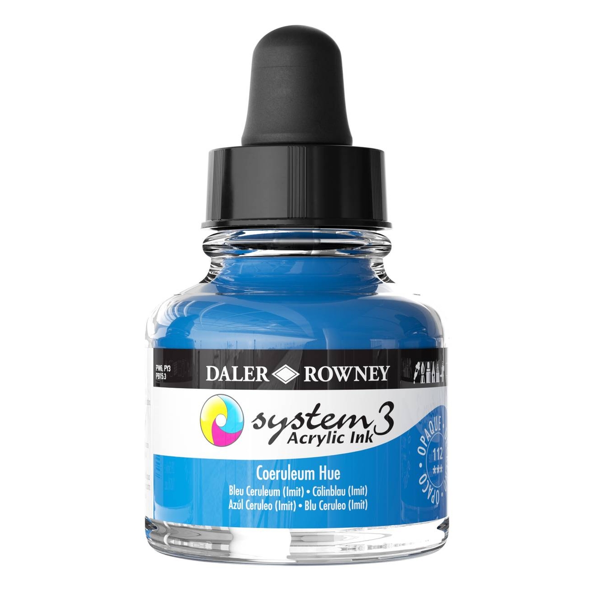 Daler-Rowney System3 Coeruleum Hue Acrylic Ink 29.5ml