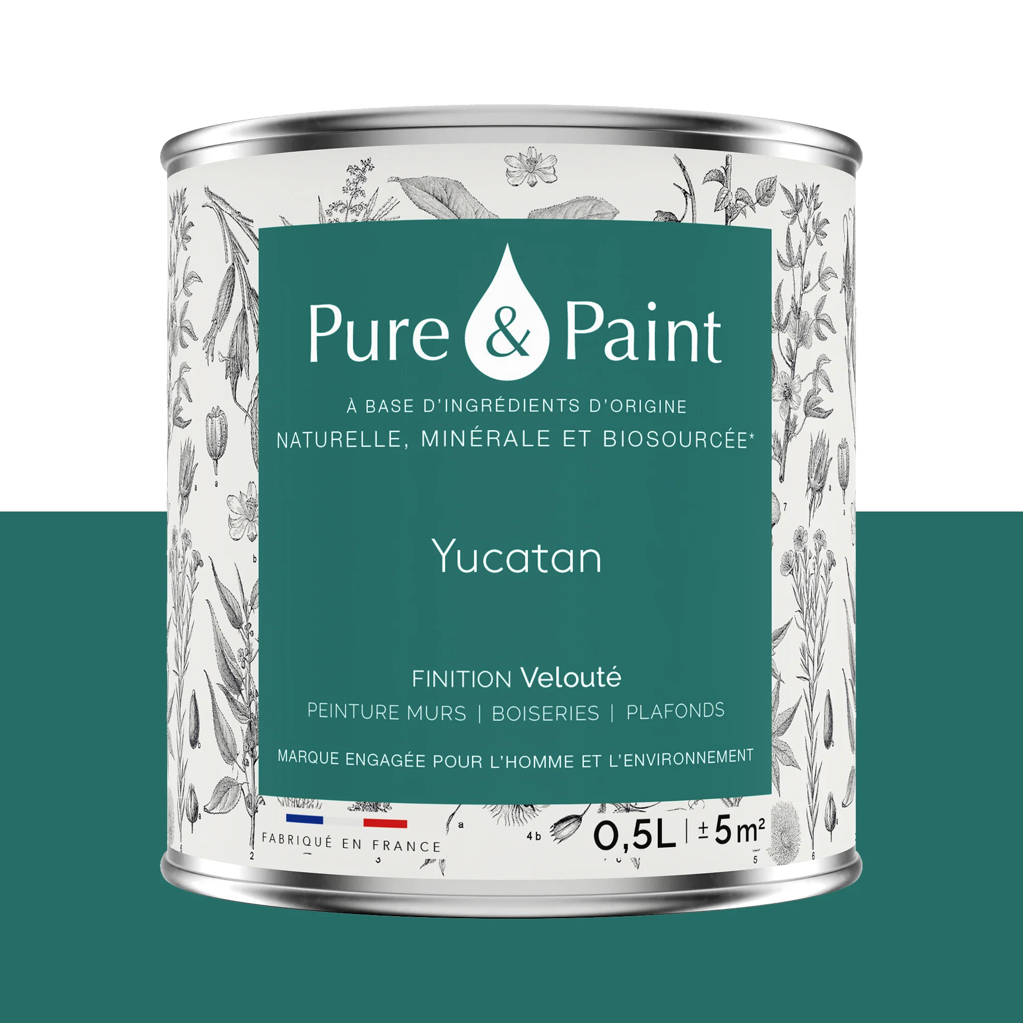 Pure and Paint Peinture Peinture Yucatan 0,5 L