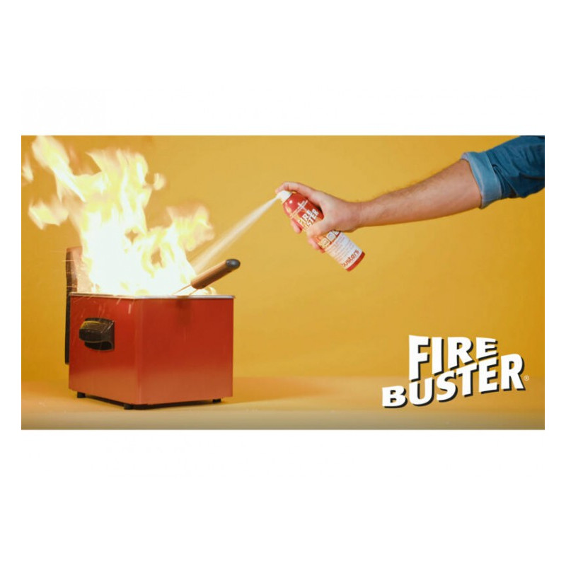 Aérosol d'extinction d'incendie compact Fire Buster 250 ml
