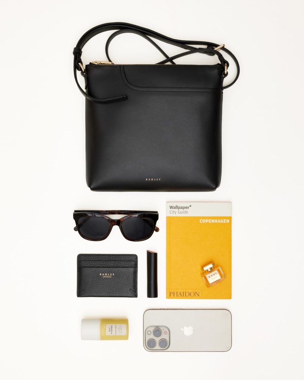 Pockets - Small Ziptop North-South Cross Body Bag