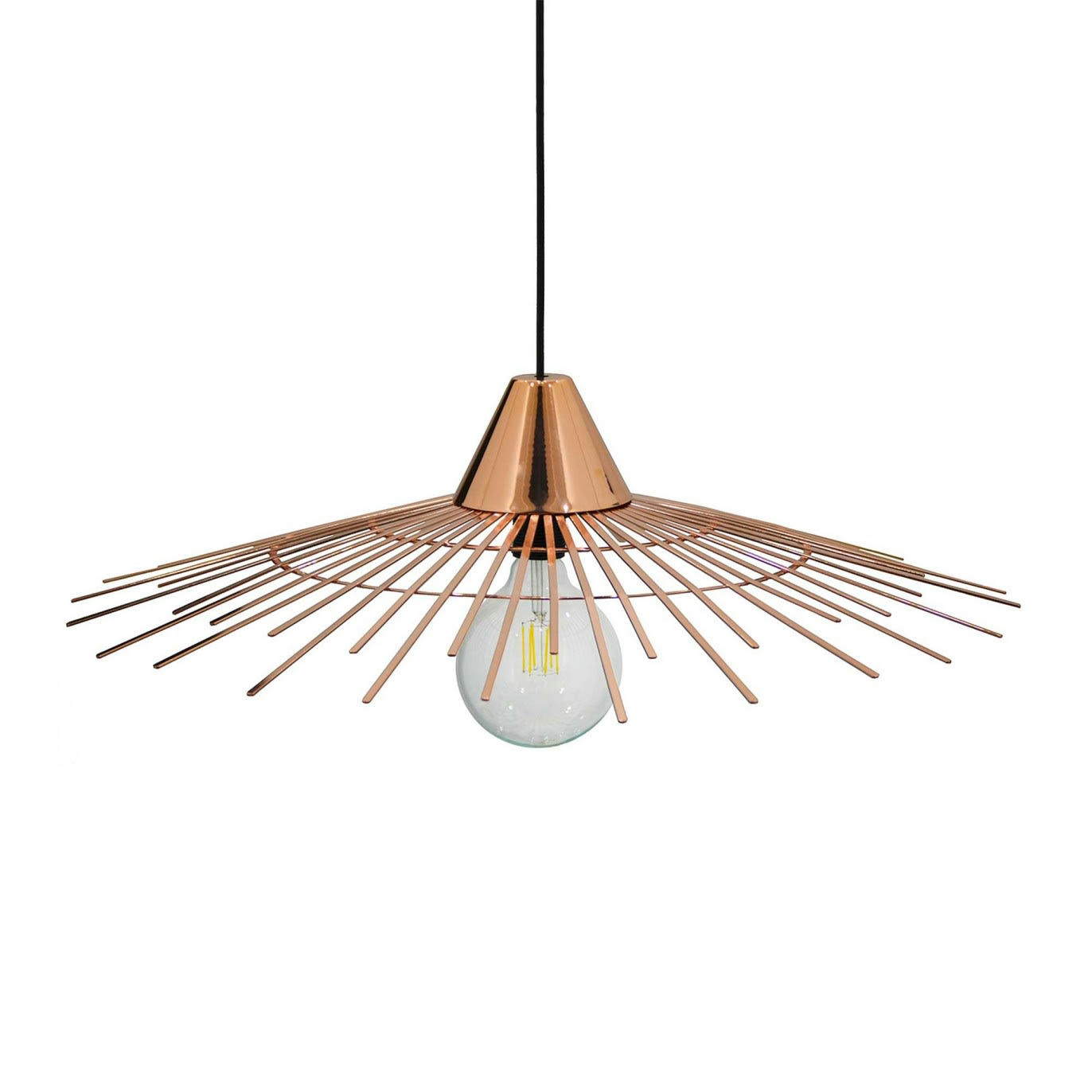 TINEOTE - Suspension en métal cuivré