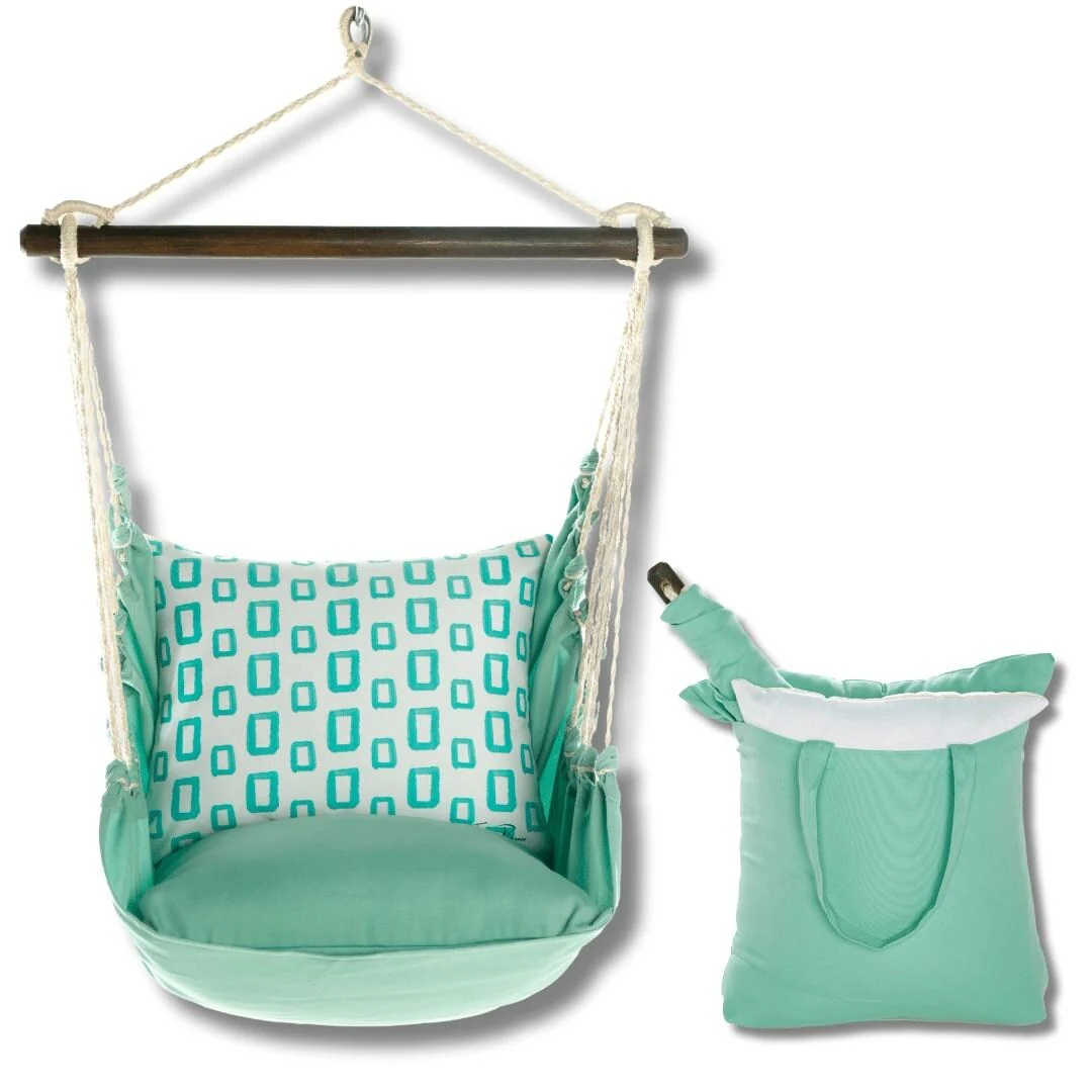 Magnolia Casual Swing Set 4 piece - Seafoam Green Solid w/ Infinite Frames