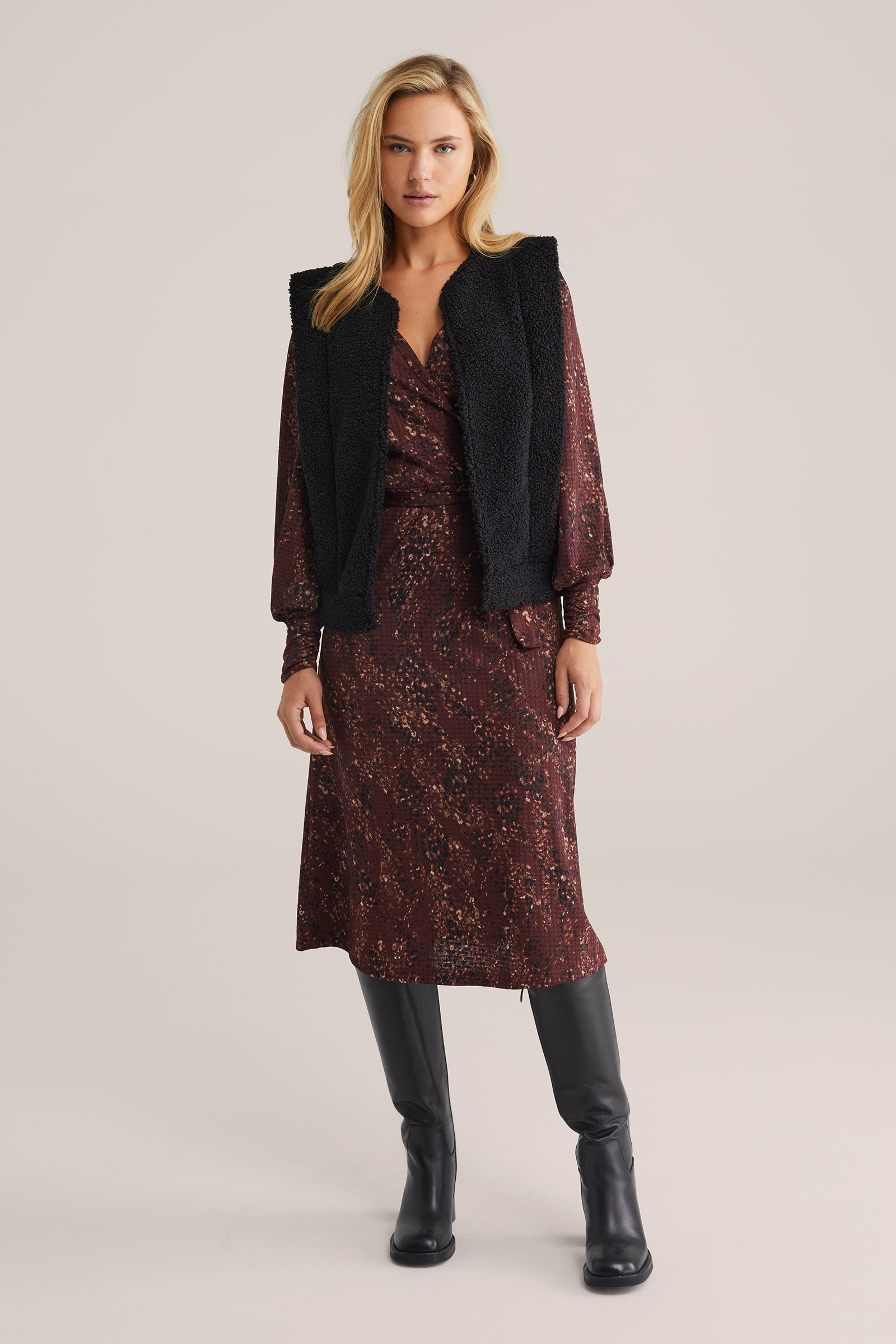 Dames Regular fit teddy gilet