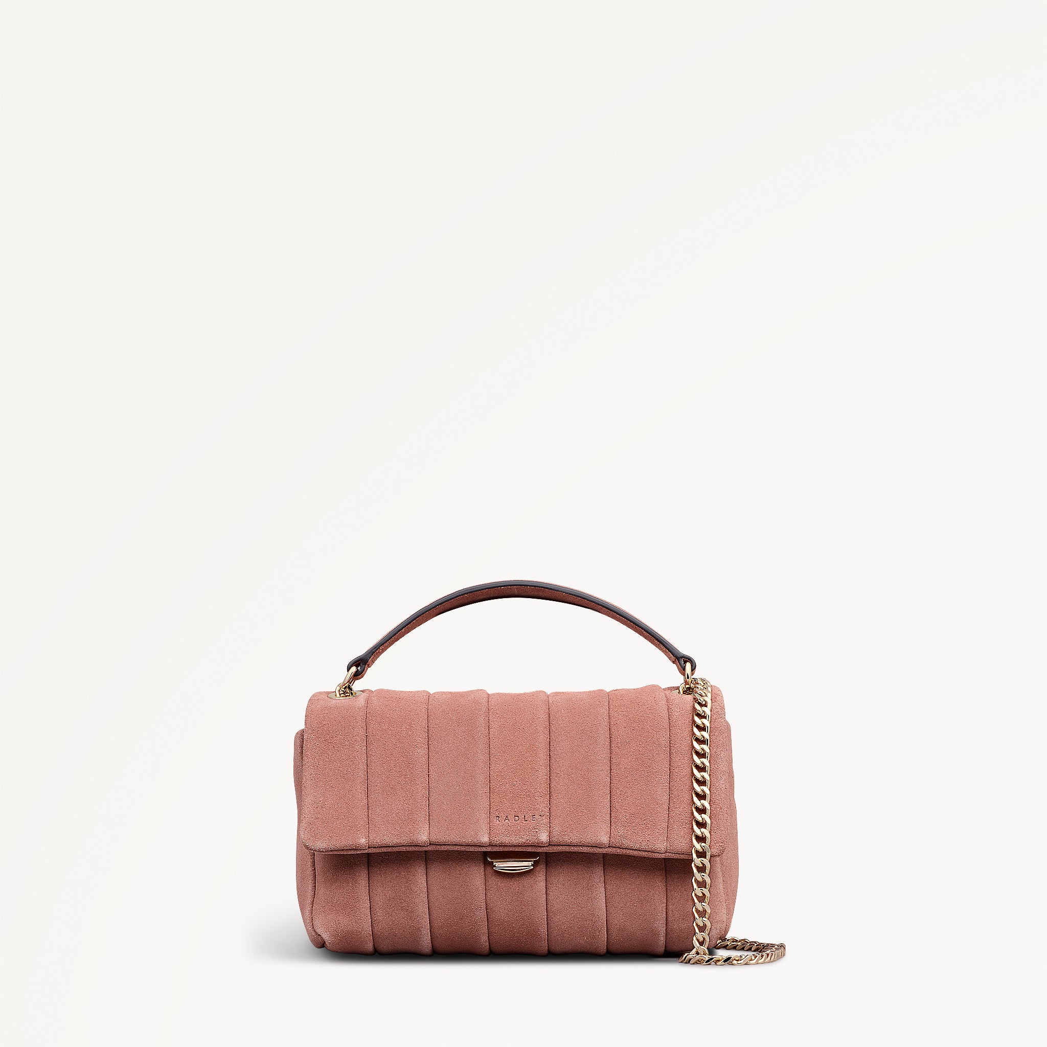 Burton Way - Quilt Suede Small Flapover Cross Body Honeycomb - OHF18403