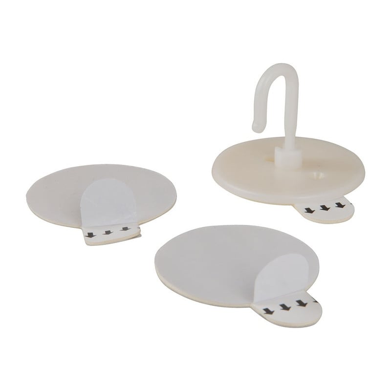 Klamboe ophanghaak - verhangbaar - wit