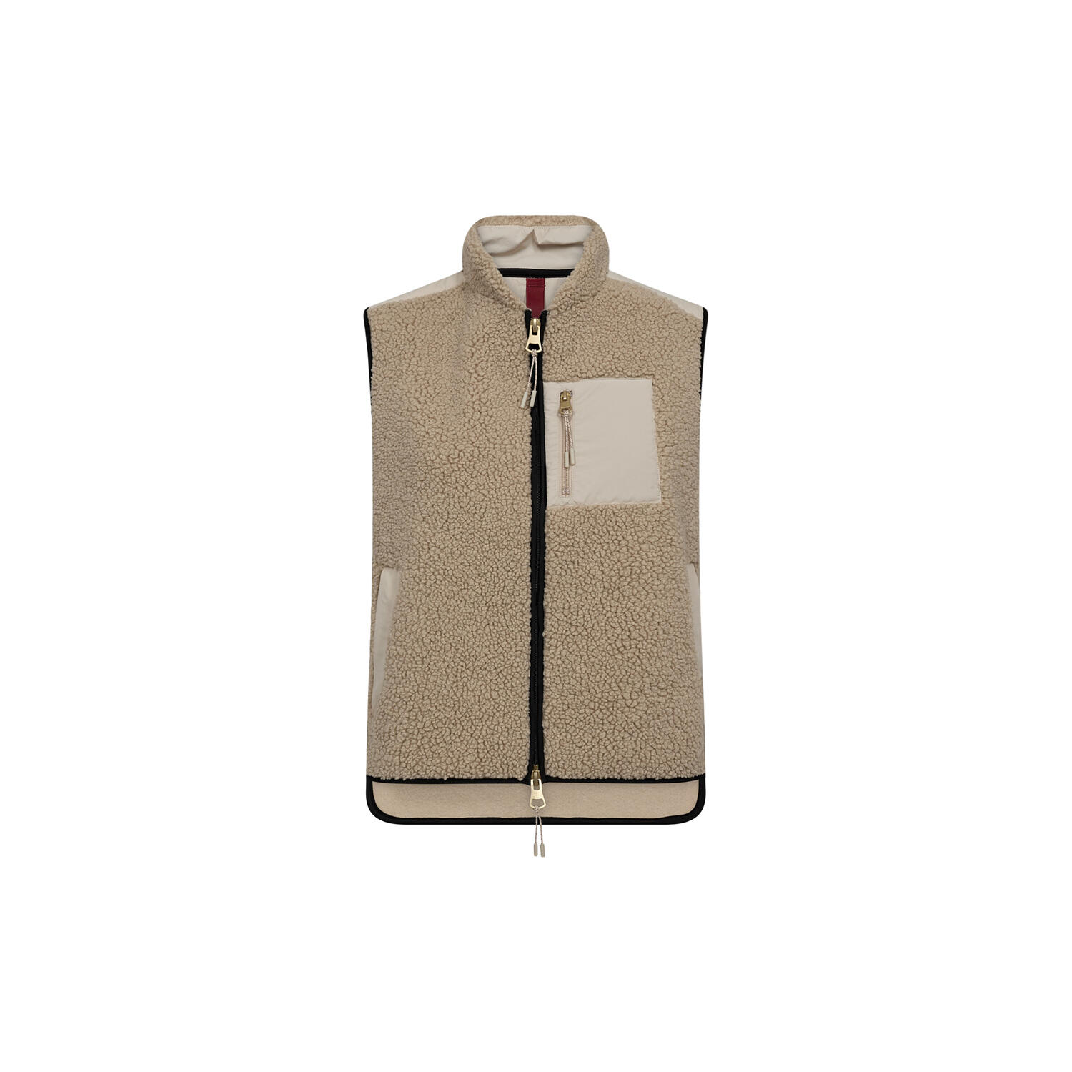 MMRowe Eli Teddy Vest, feather gray