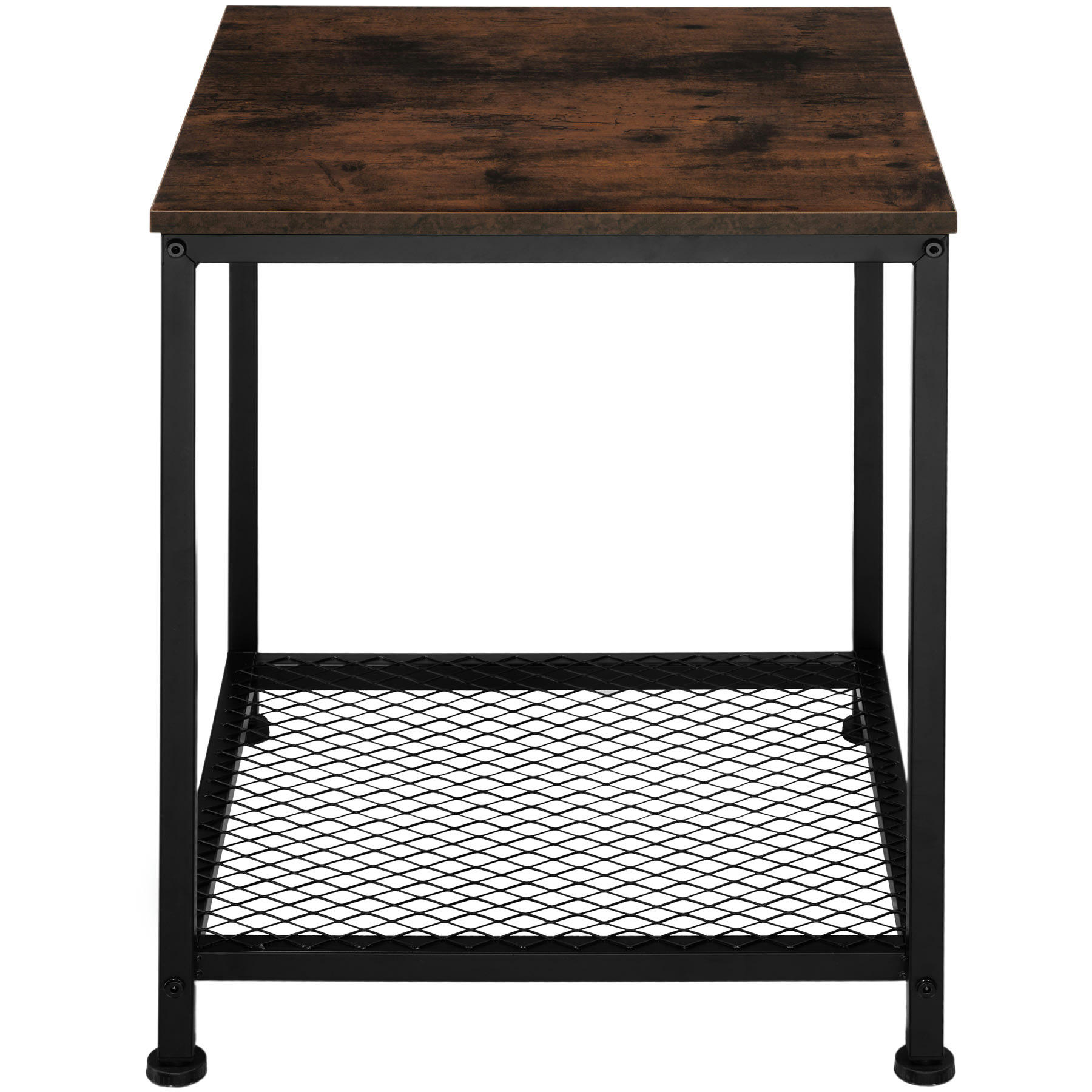 - Table d'appoint Style industriel Bois foncé industriel, rustique