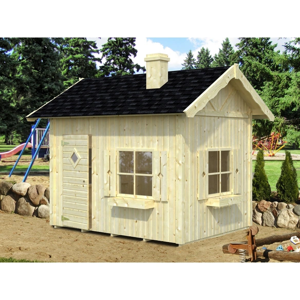 Spielhaus BxHxT: 258 x 220 x 223 cm, natur
