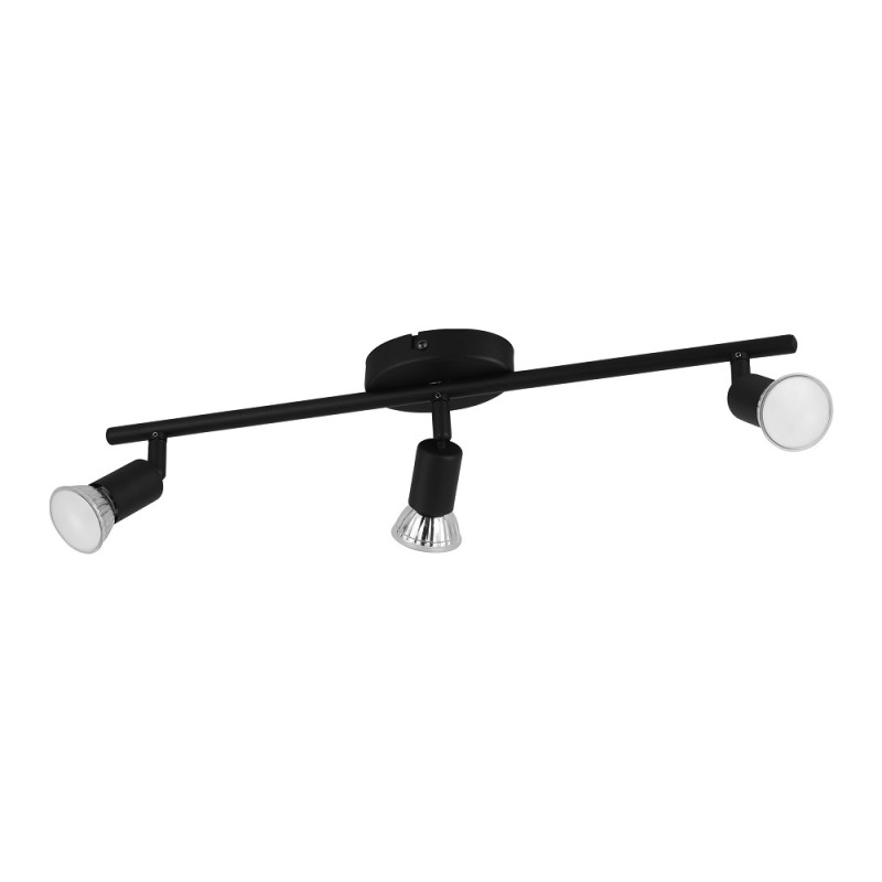 Spot LED Buzz noir GU10 3 x 3 W EGLO
