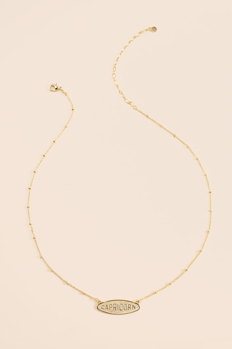 Capricorn Pendant Necklace
