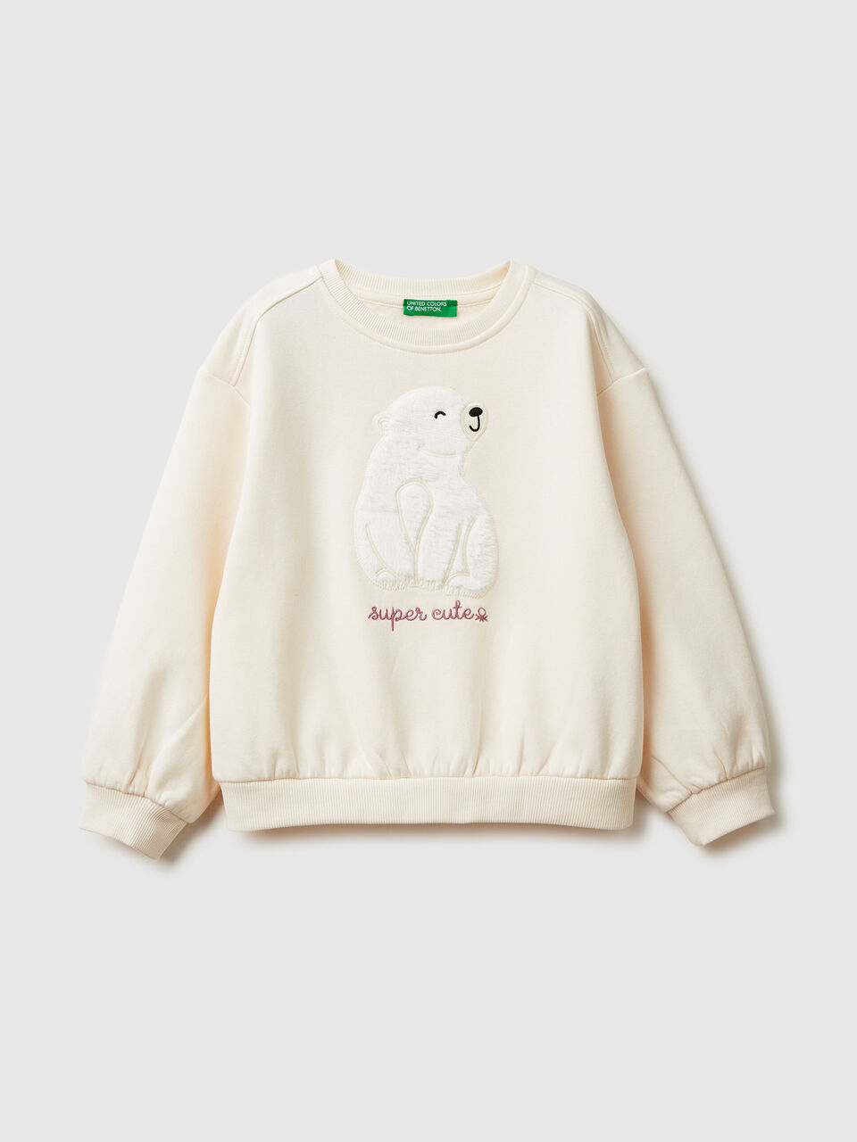 Sweatshirt with animal embroidery