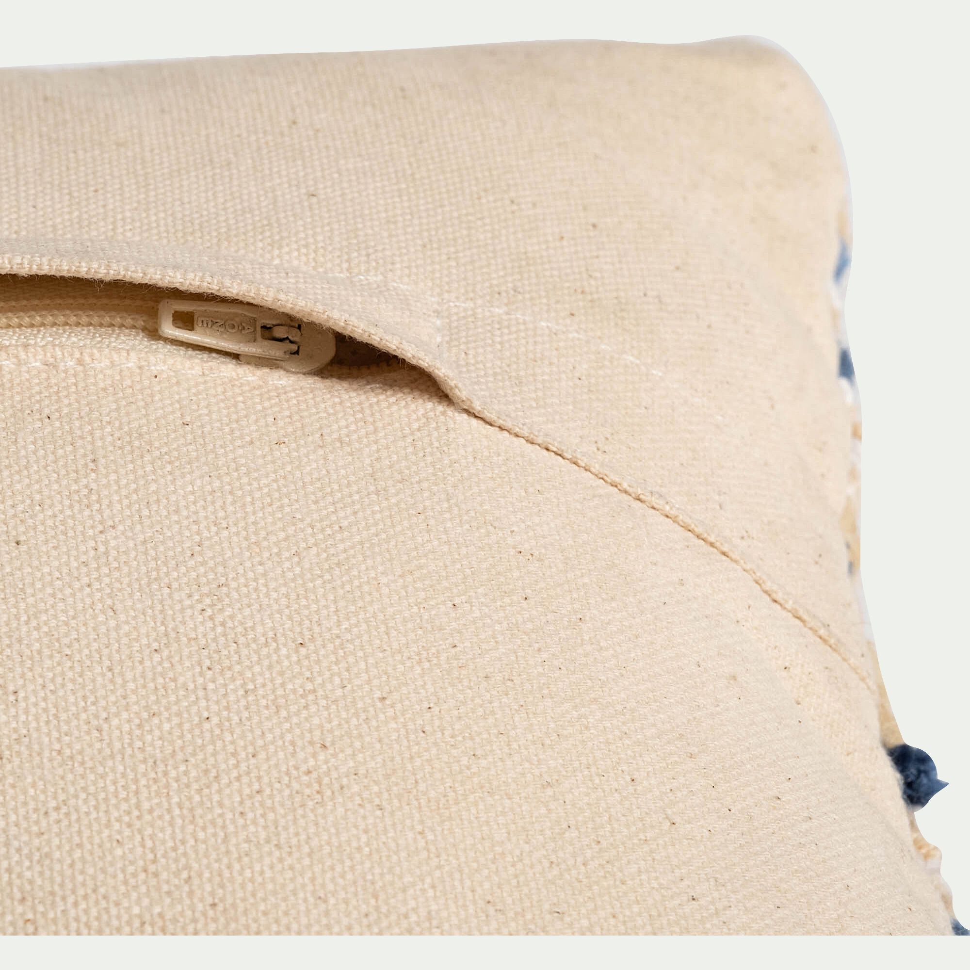 ELIO - Coussin en jute 30x50cm - naturel