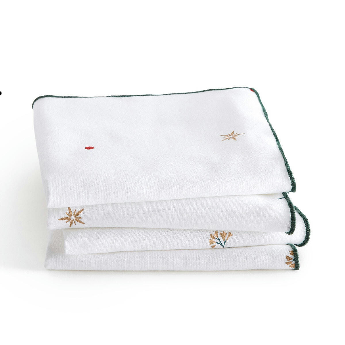 Lot de 4 serviettes de table, Floya