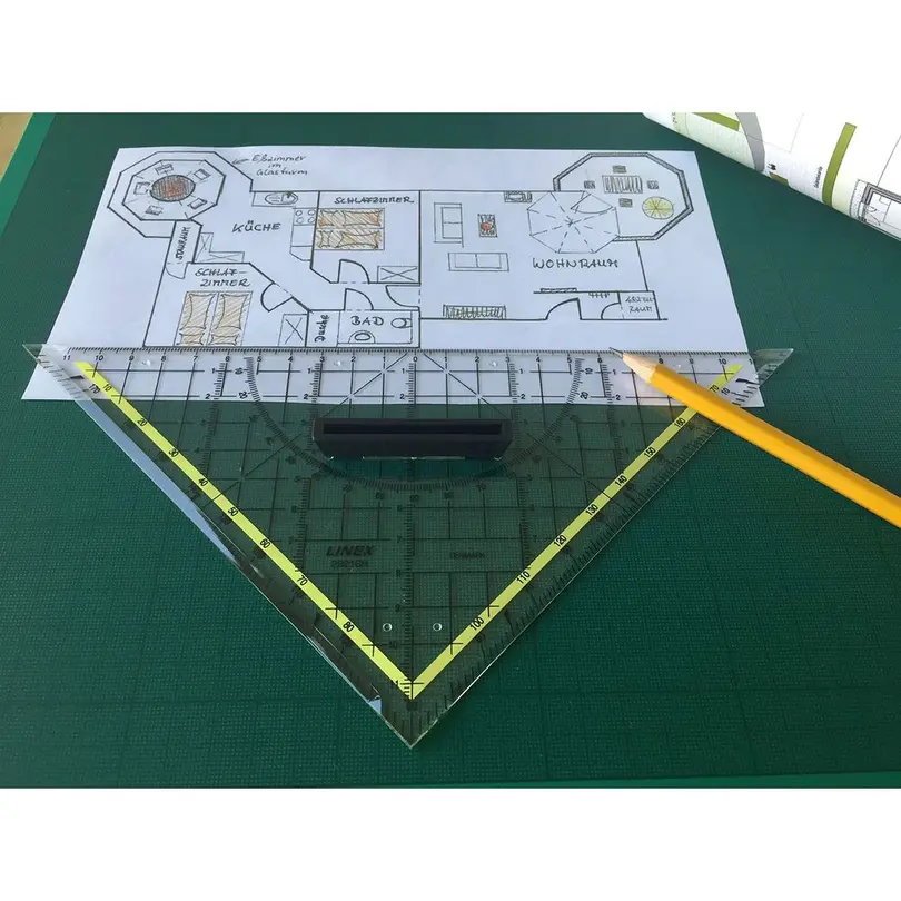 Lineal Geodreieck