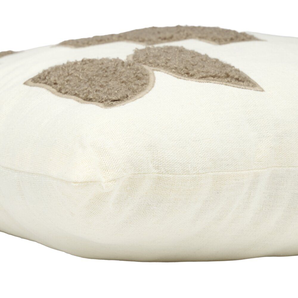 Coussin carré motif effet bouclette 40x40cm (2 modèles)