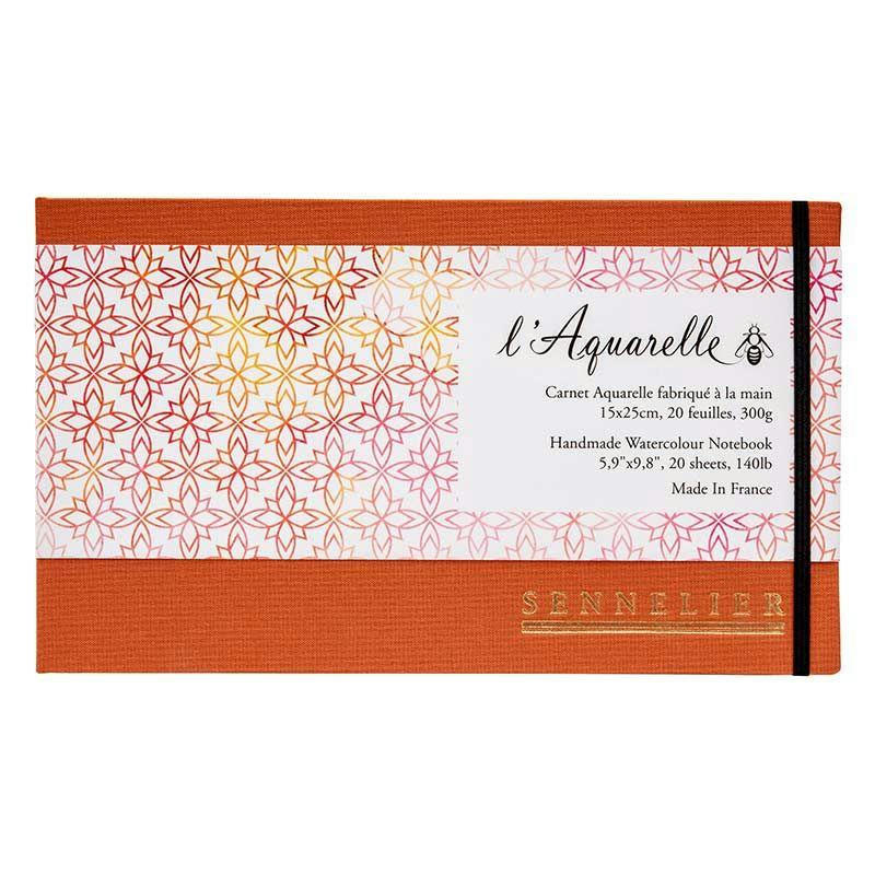 AQUARELLE - Carnet aquarelle 20 feuilles 300 g 15x25cm