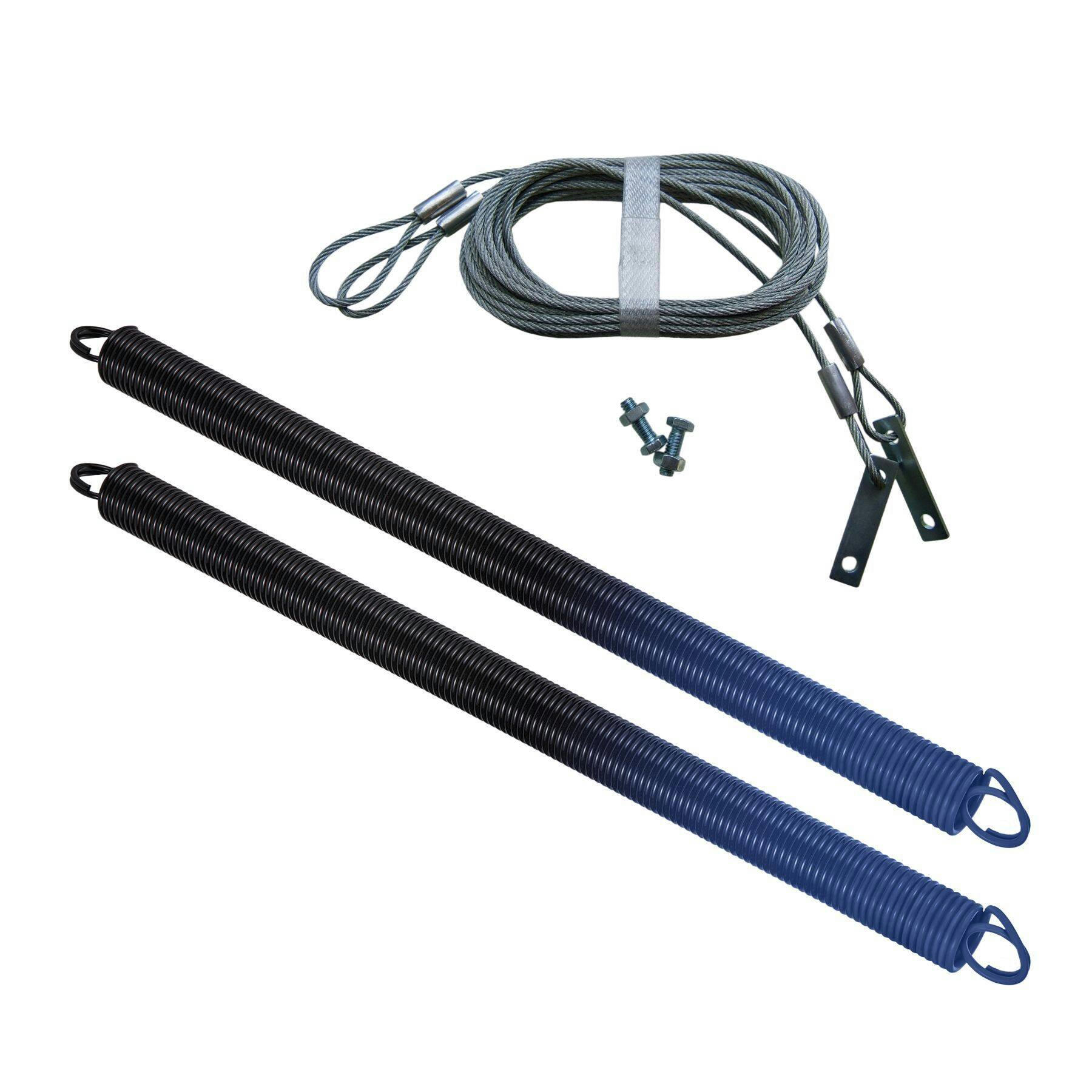 Ideal Security Garage Door Springs and Cables Replacement Kit, Steel Finish, Assorted Strengths