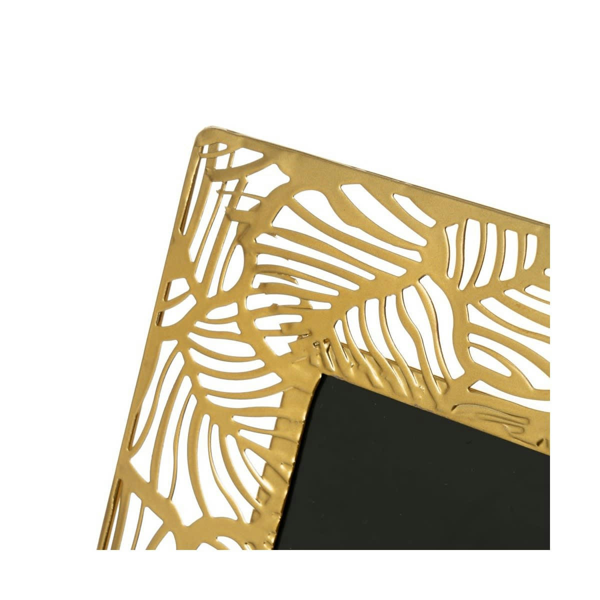 - Cadre photo à poser en métal doré 10x15cm