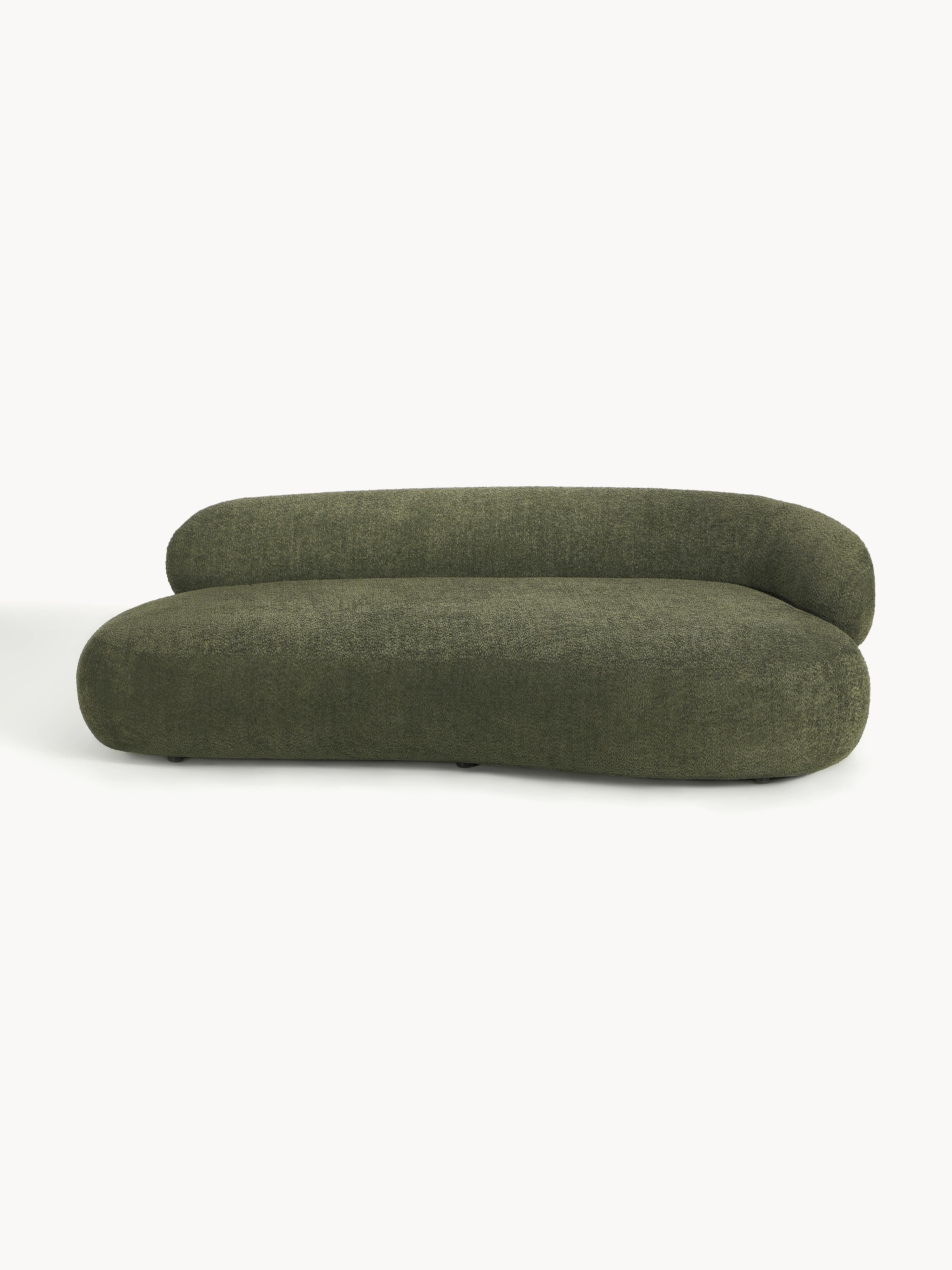 Sofa Alba (3-Sitzer) aus Teddy-Bouclé