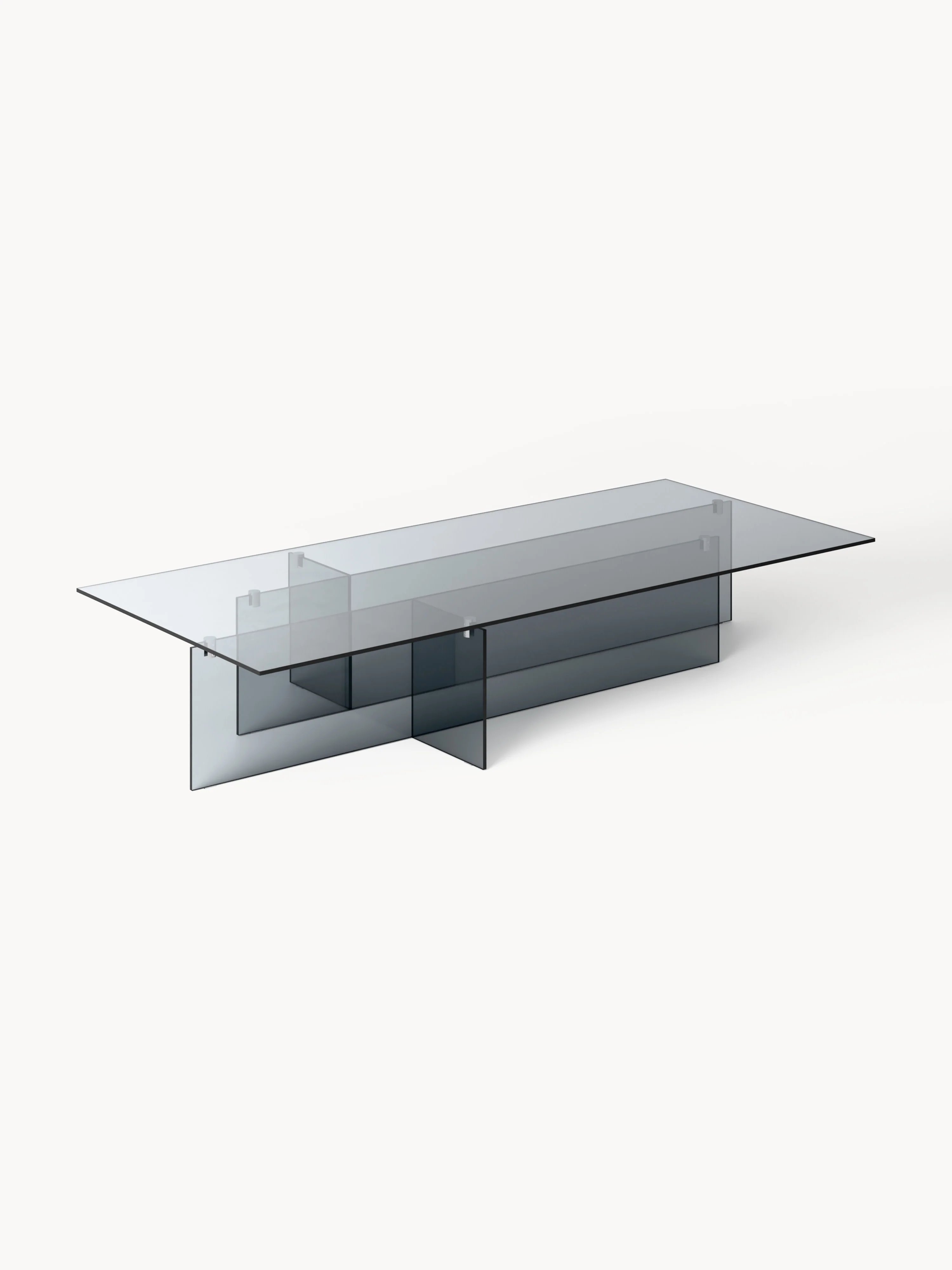 Großer Glas-Couchtisch Anouk, B 160 cm