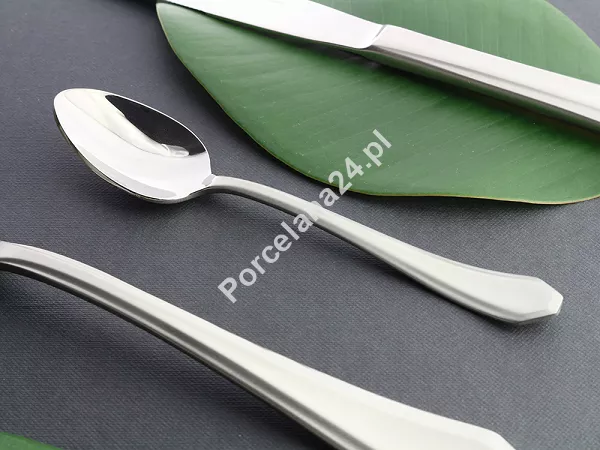 Komplet sztućców 24 cz. na 6 osób Hisar - Riva Satin (4.0/3.0 mm) satynowane