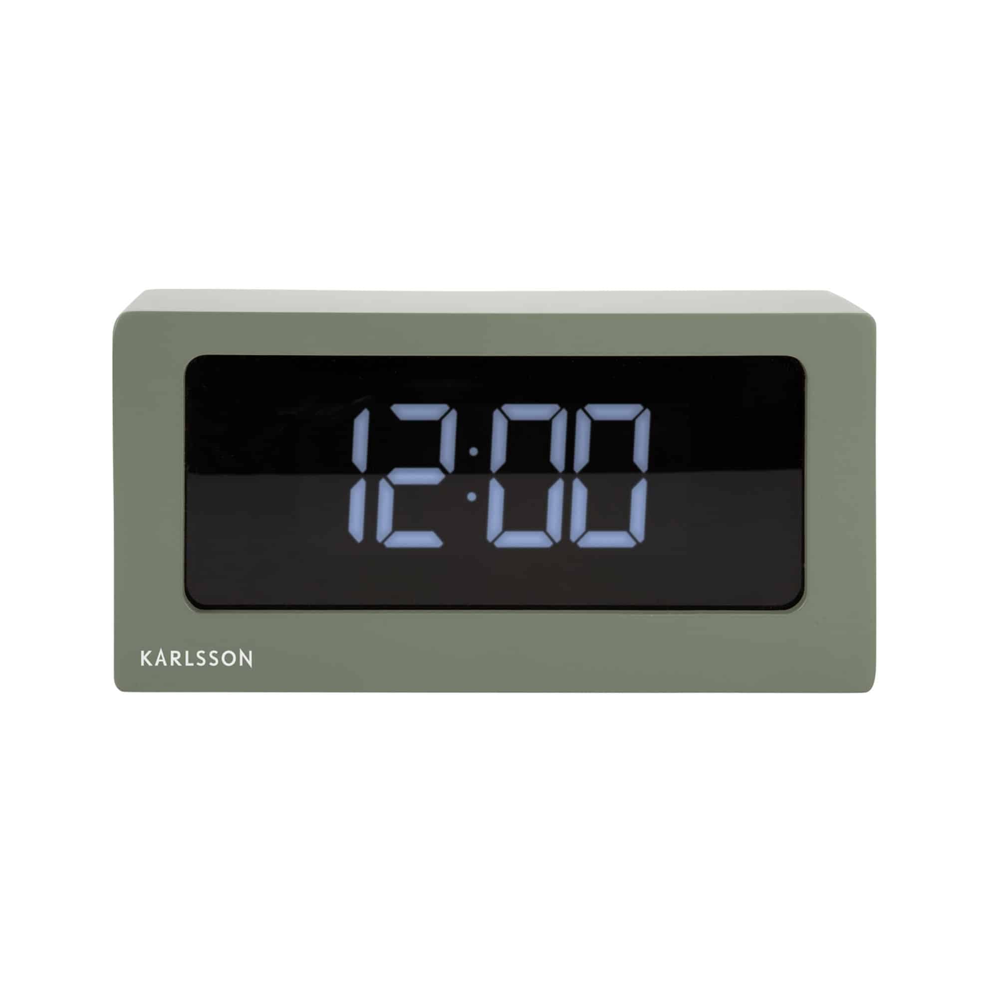 Karlsson tafelklok Boxed - groen - 25x7x12.5cm