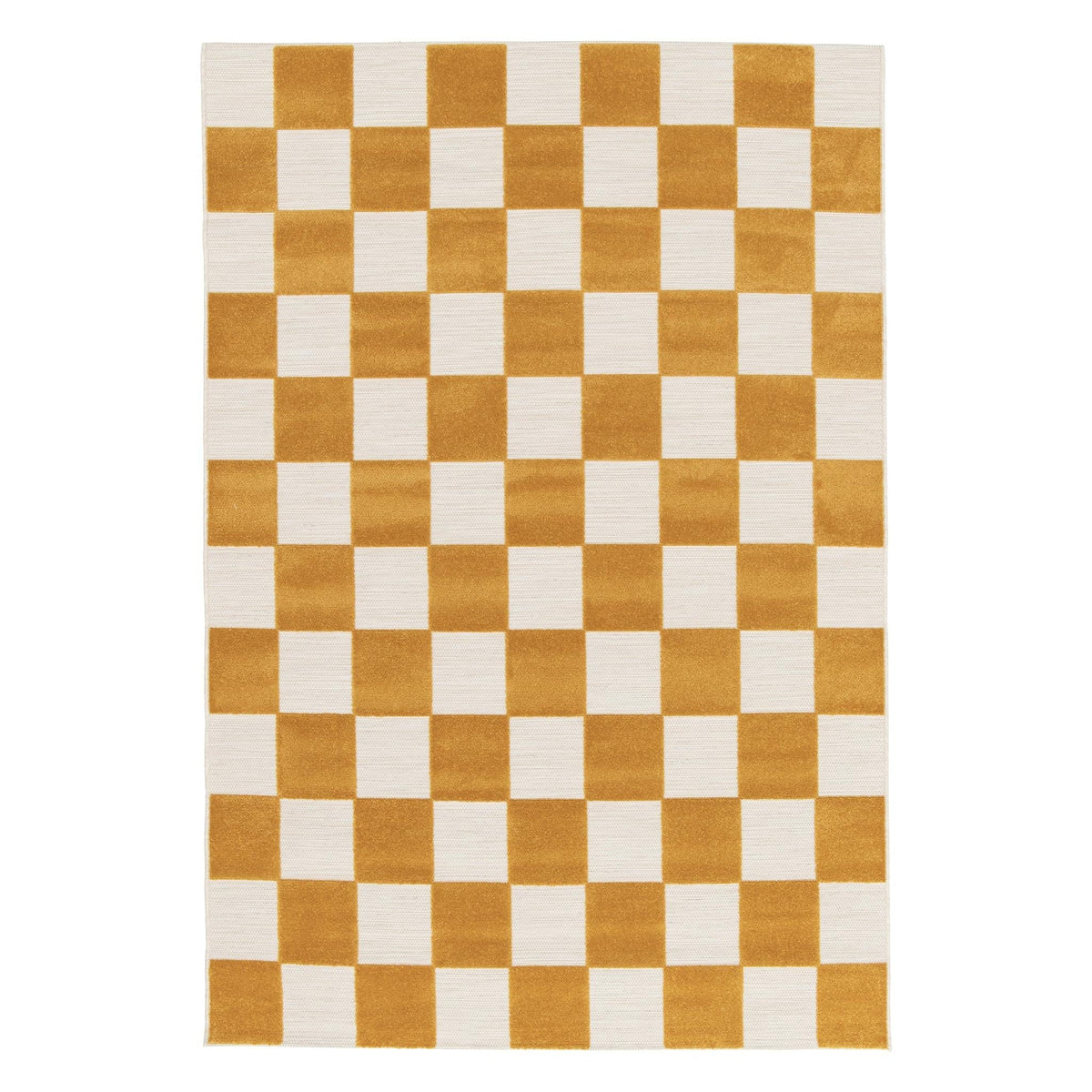 AFK Living vloerkleed Kleine Tegels - voor binnen en buiten - geel - 160 x 230 cm