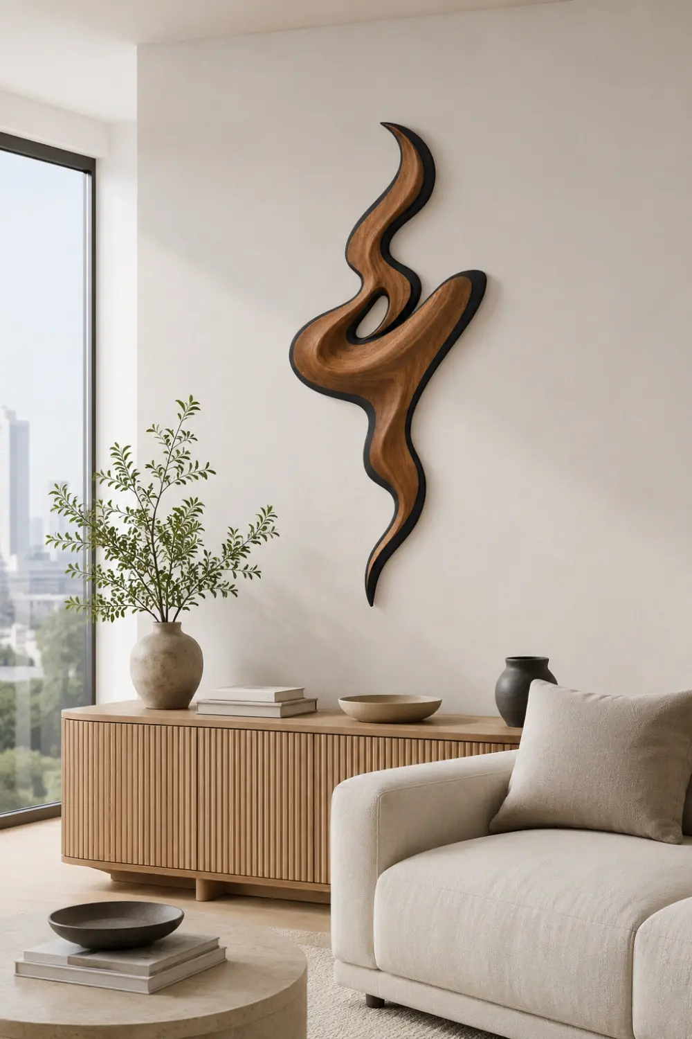 Abstract Wood Wall Art #QAB003