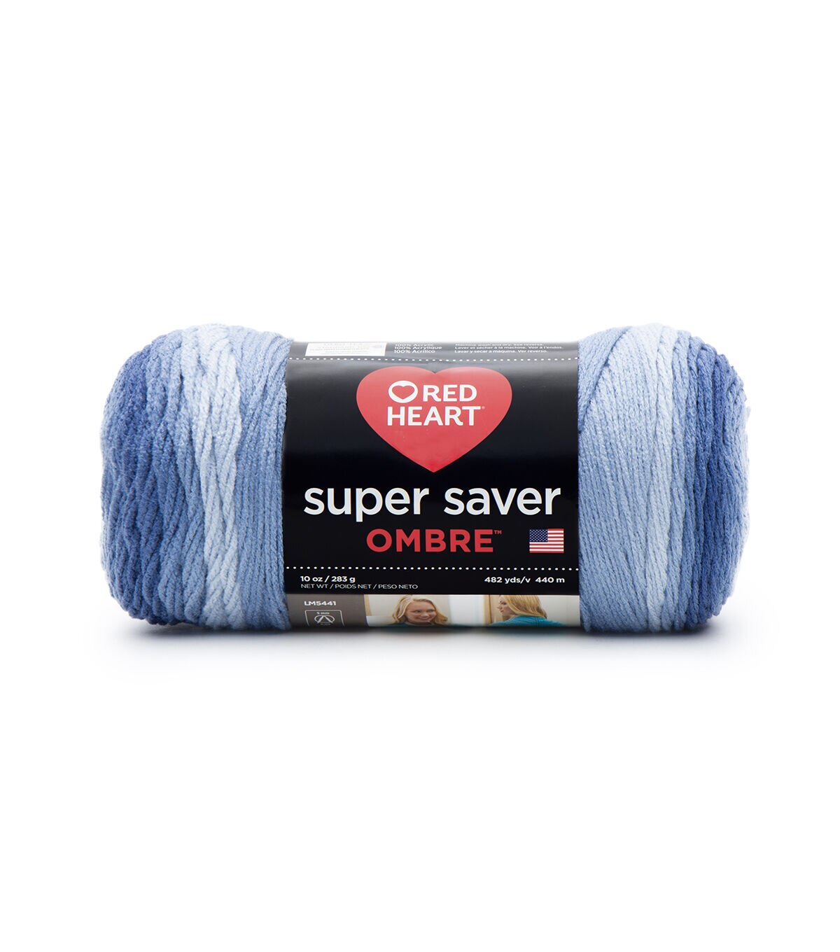 Red Heart Super Saver Ombre 482yds Worsted Acrylic Yarn