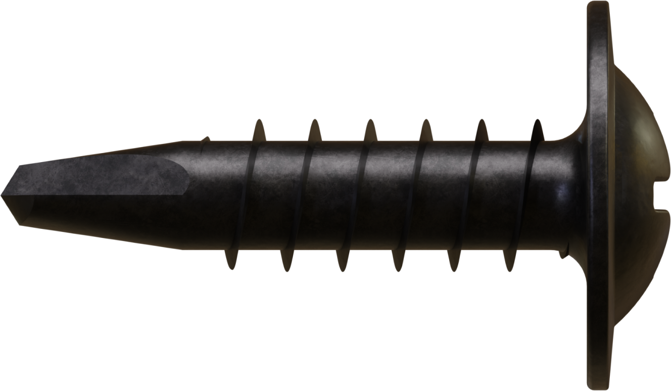 Wkręt montażowy samowiercący z łbem podkładkowym fosfatowany WSPF ø4,2 x 13 mm STALCO WSPF - 4,2X13