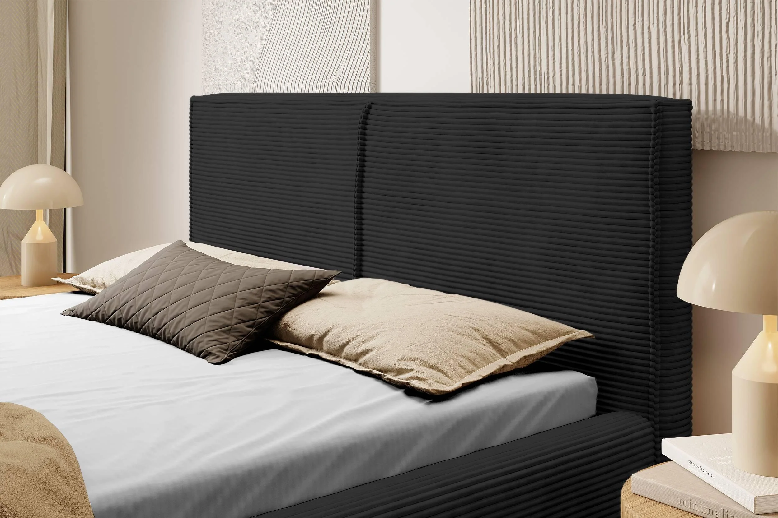 Bedframe Olivier ribstof