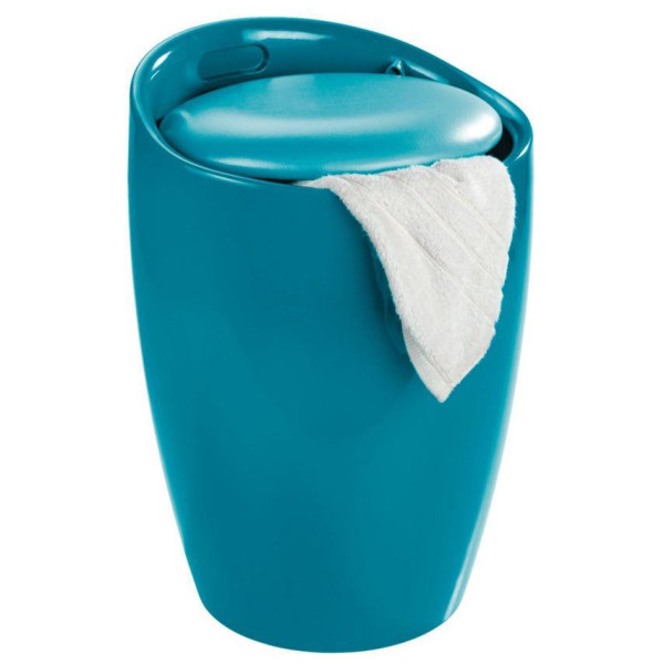 Pufa CANDY - kosz na pranie, 2 w 1, WENKO