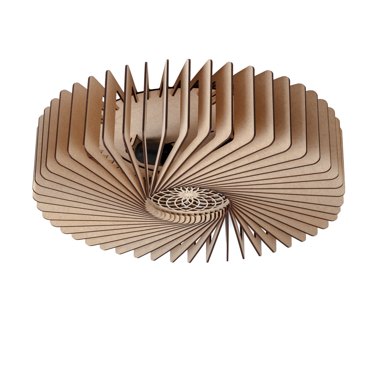 Blij Design plafondlamp Edge - 2 lichts - 48 x 13  cm - beige