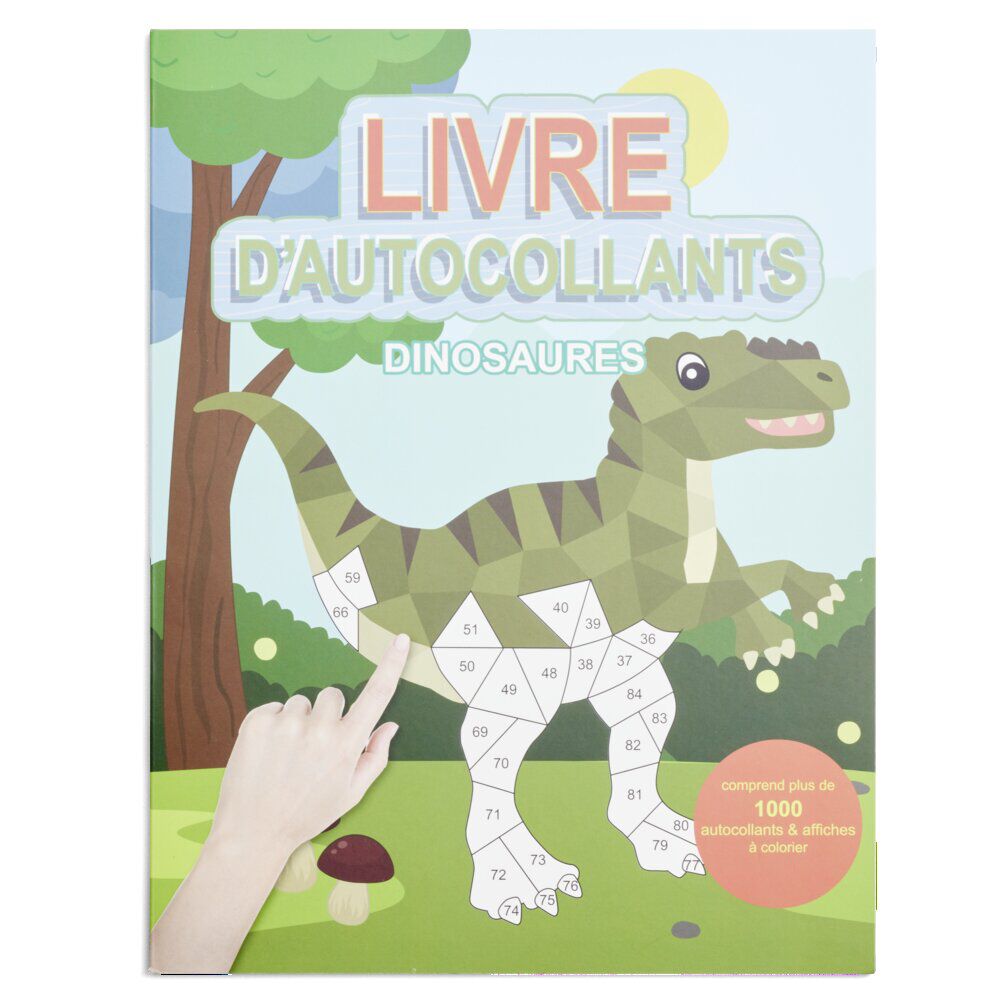Livre de coloriage et stickers - 12 pages