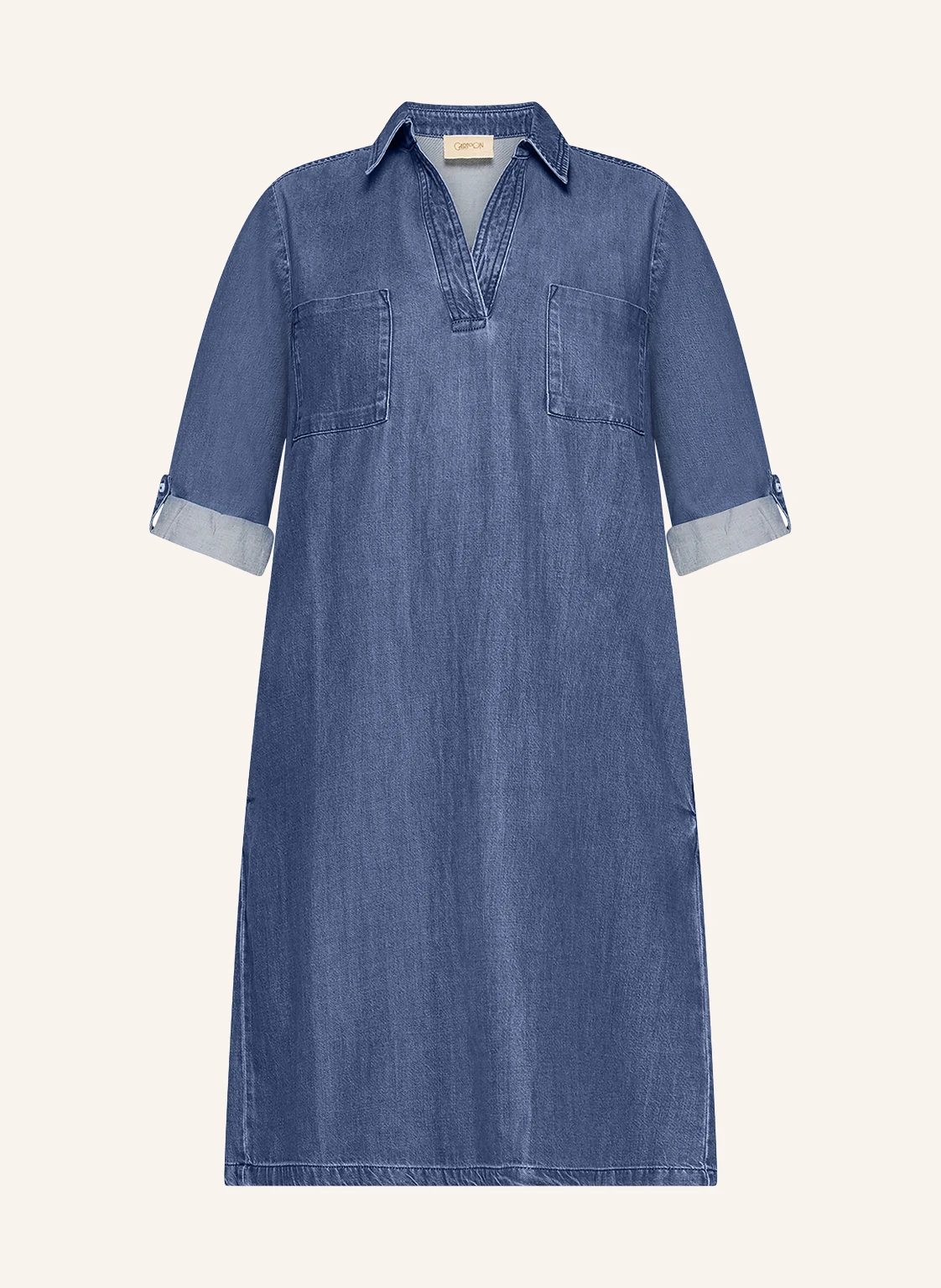 CARTOON Kleid in Jeansoptik mit 3/4-Arm