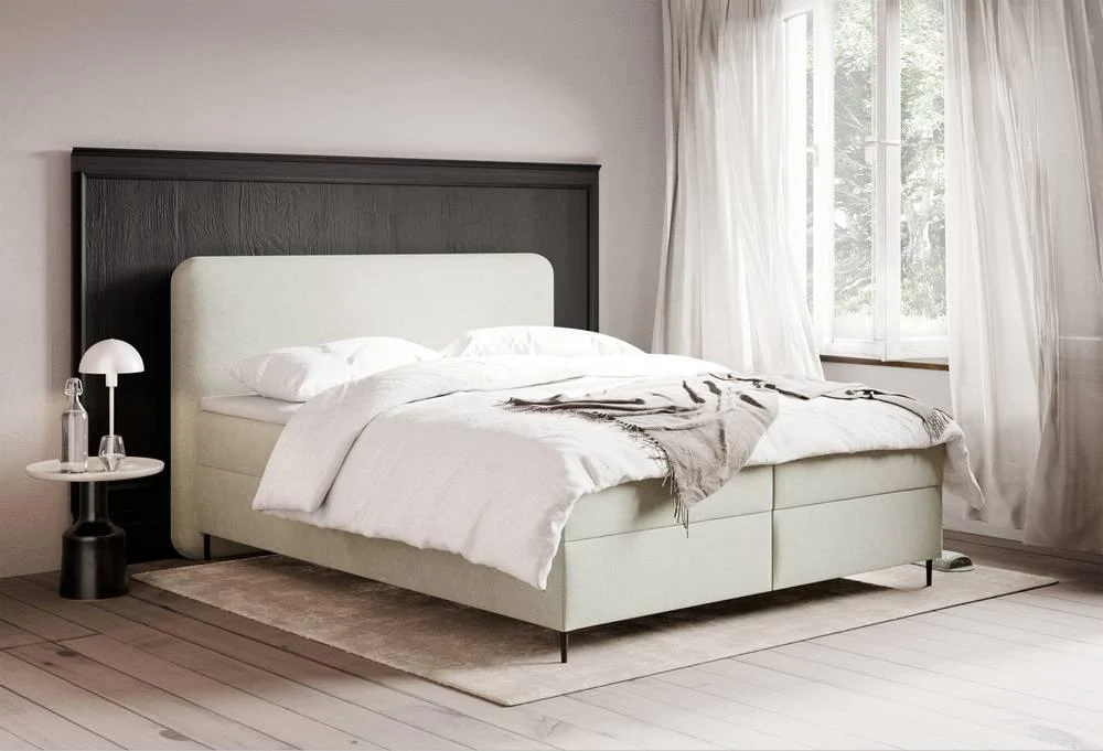 Boxspring Contero chenille 140 x 200 cm met opbergruimte