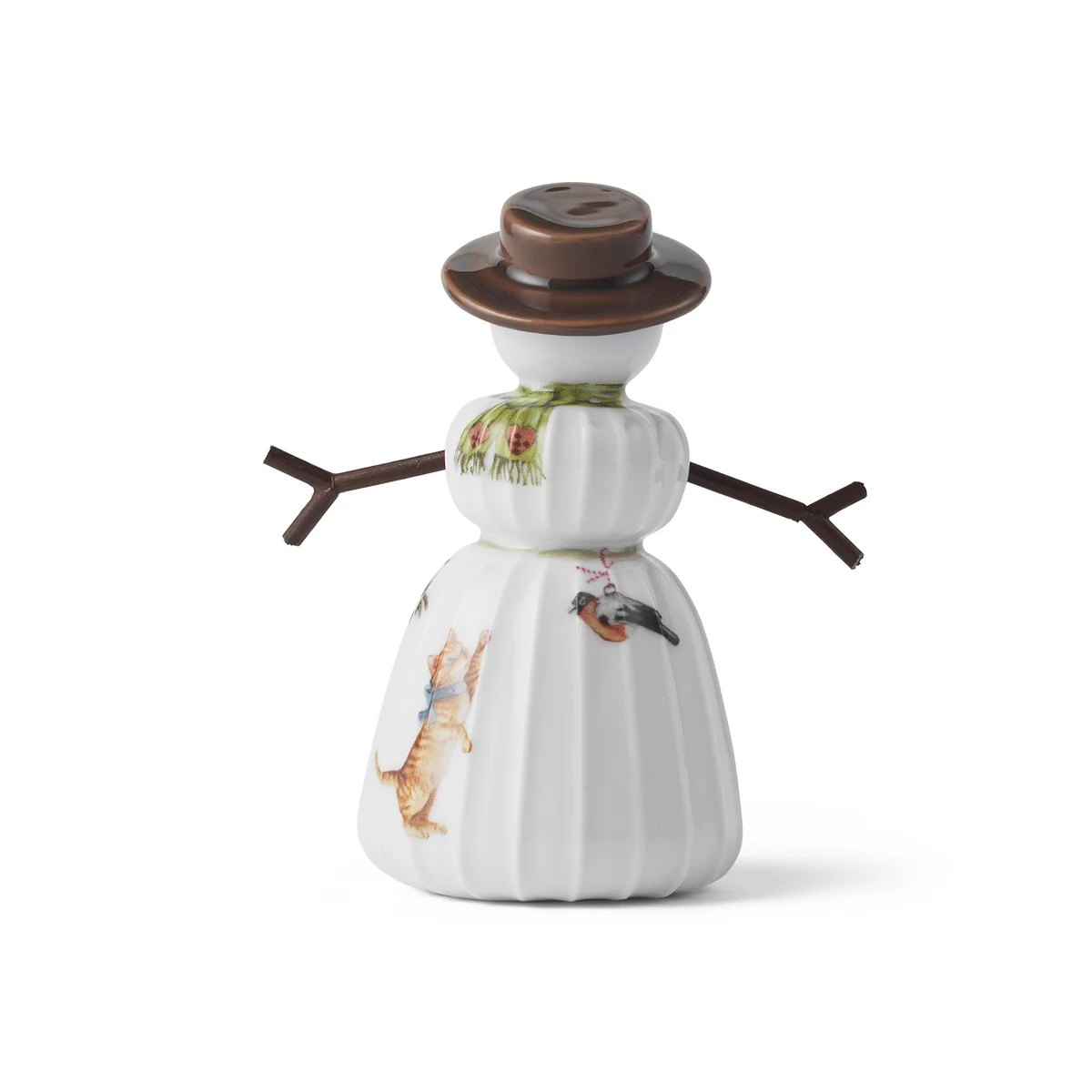 Kähler Design - Hammershøi Christmas 2024, Schneefrau, H 9 cm, weiss (hängend)