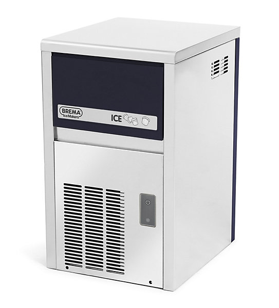 Machine à Glaçons Pleins en Inox - 21 kg/24h - Réserve-Bac 4kg et Condenseur Air - BREMA