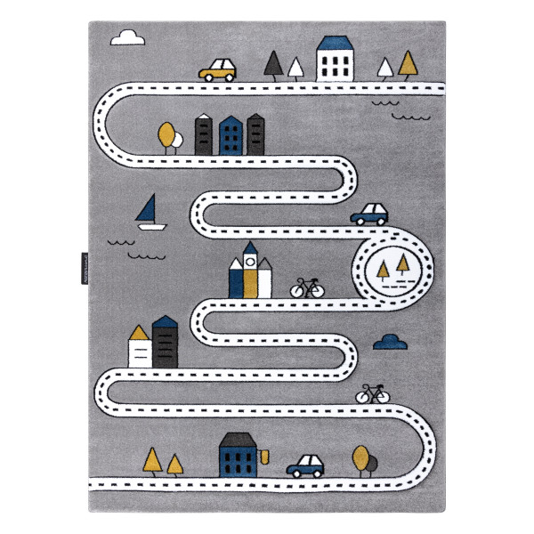 Dywan PETIT STREET ULICE szary 80x150 cm