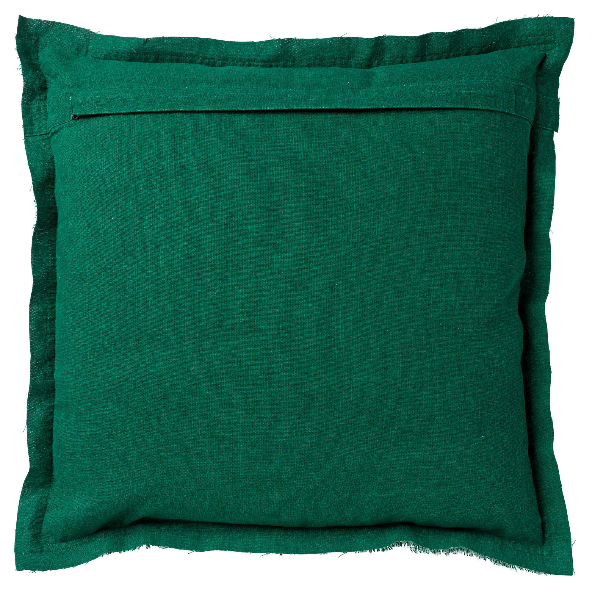 - Coussin - vert en coton 45x45 cm uni