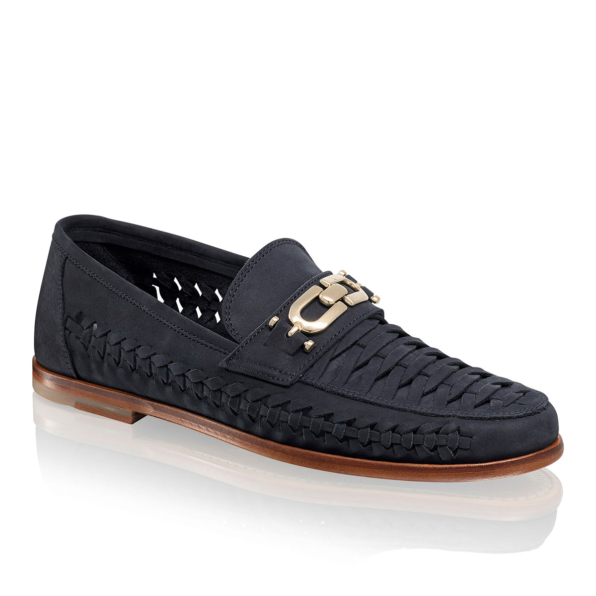 Russell & Bromley BUZZ CUT Woven Slip On Loafer