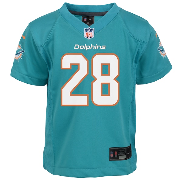 De’Von Achane Miami Dolphins Nike Preschool Team Game Jersey - Aqua