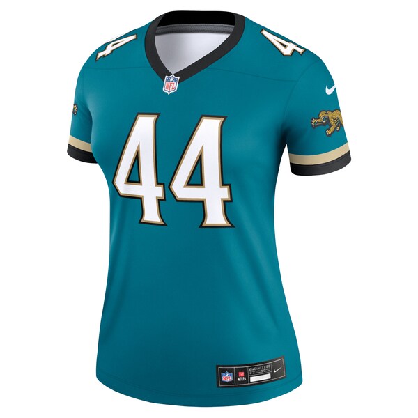 Travon Walker Jacksonville Jaguars Nike Women's Prowler Throwback Legend Jersey - Teal