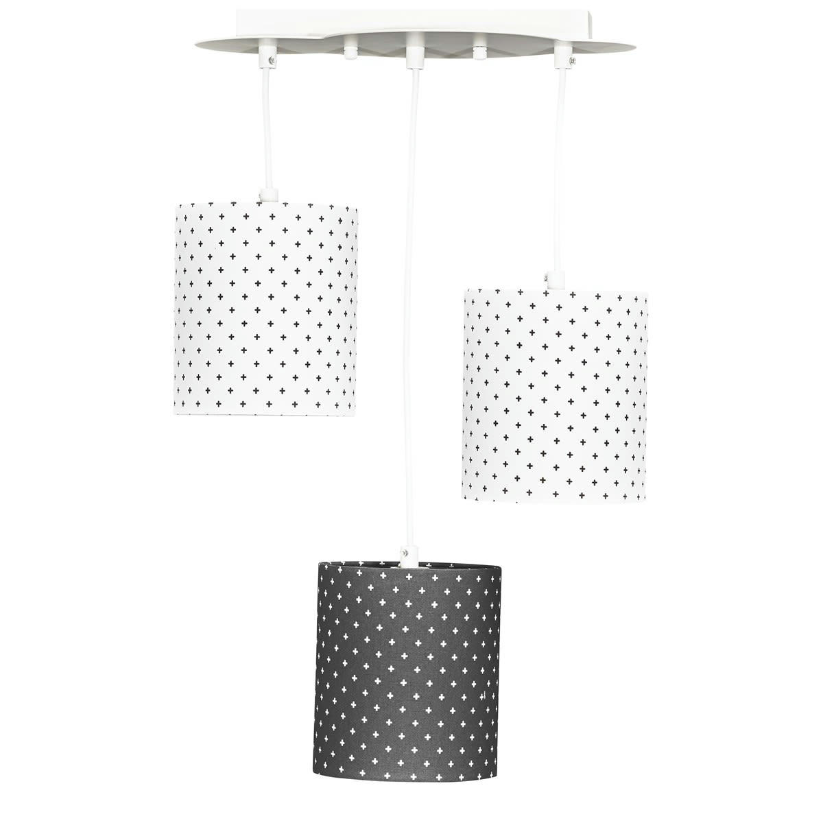CHAO CHAO - Suspension lumineuse en coton blanc