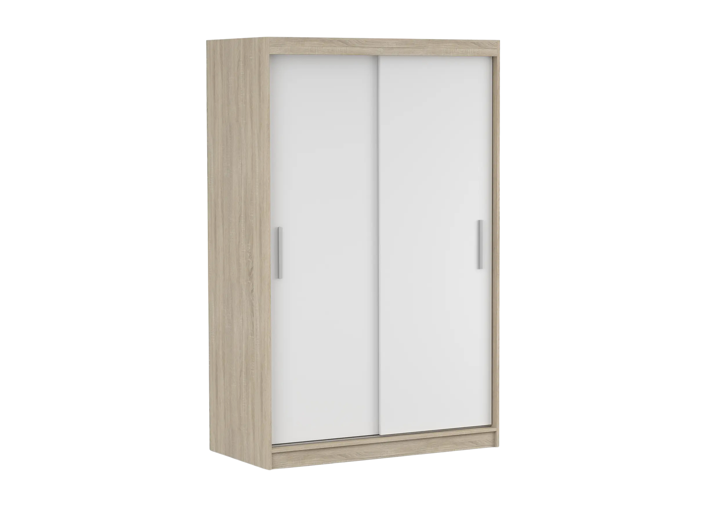 Szafa przesuwna NEOMI 04 120 cm Dąb sonoma/Biały mat