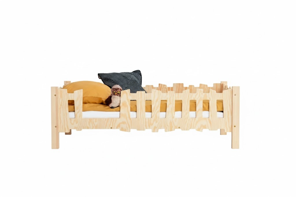 Łóżko dziecięce PIKKO B 70x140 sosna bez szuflady/bez materaca